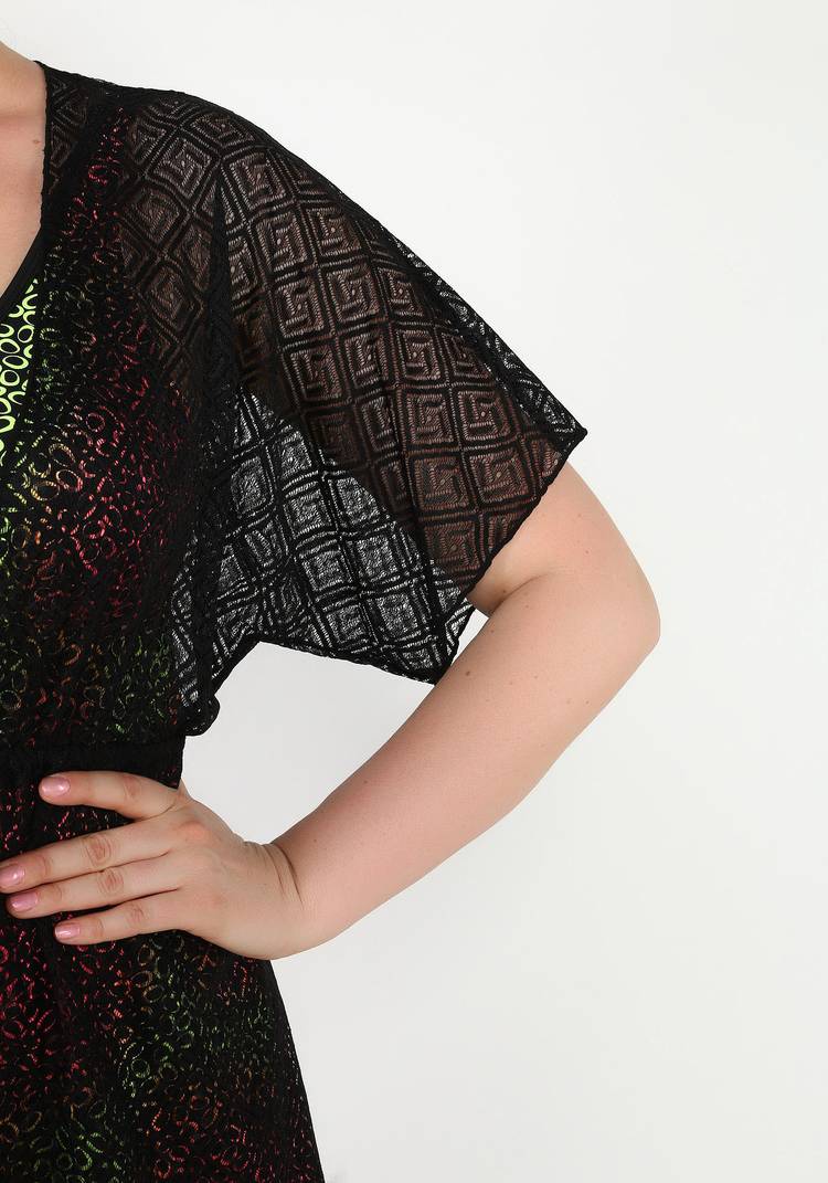 Туника летняя с кулиской на талии шир.  750, рис. 4