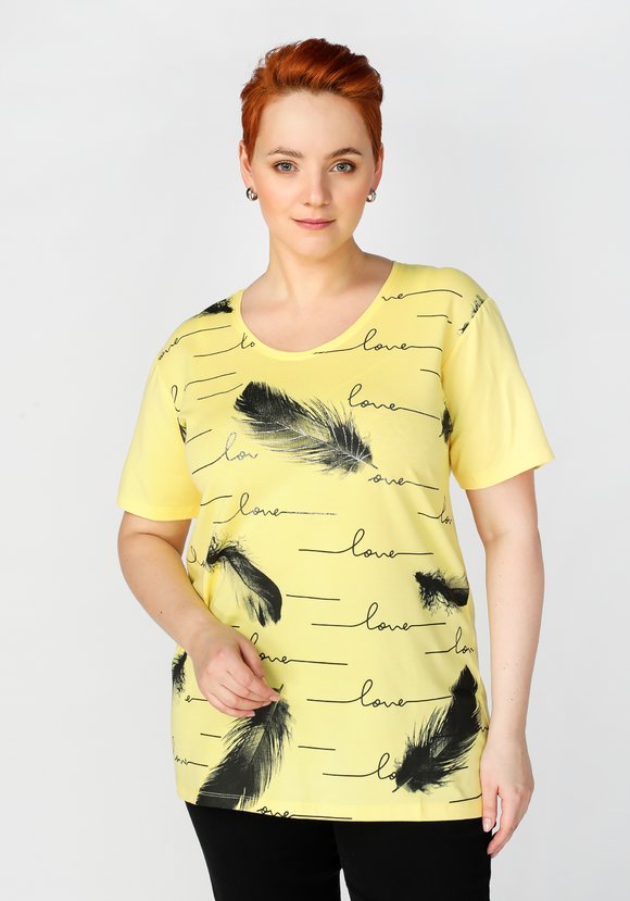 Блуза с принтом Белла шир.  580, рис. 17