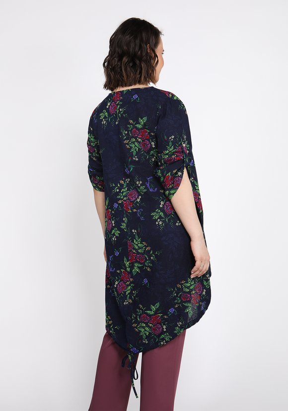 Туника Цветочный рай шир.  580, рис. 8