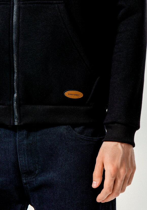 Толстовка с декоративной нашивкой на кармане шир.  580, рис. 5