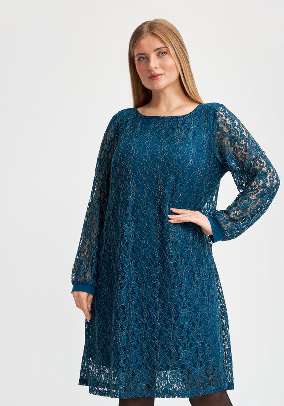 Платье нежные кружева шир.  580, рис. 7