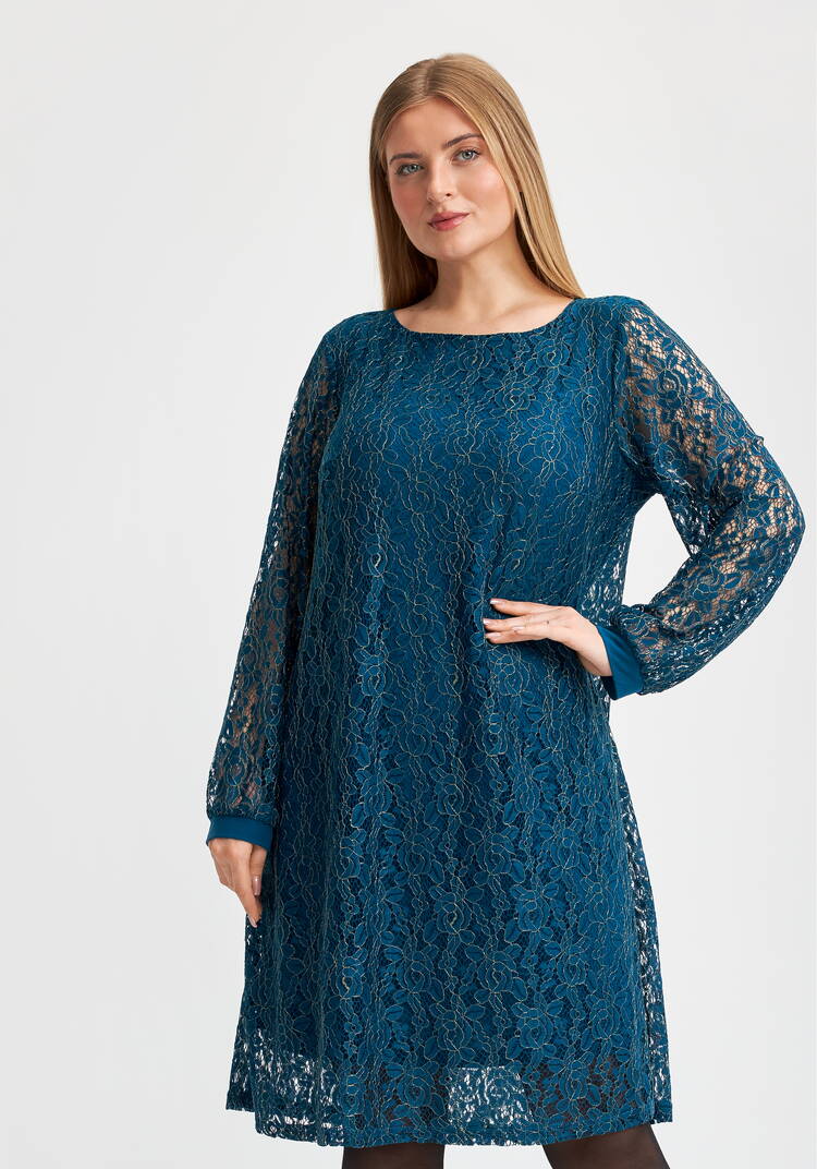 Платье нежные кружева шир.  750, рис. 7