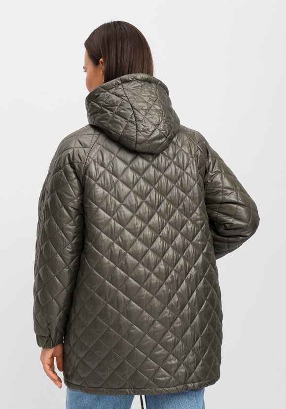 Куртка оверсайз из оригинальной ткани шир.  580, рис. 24