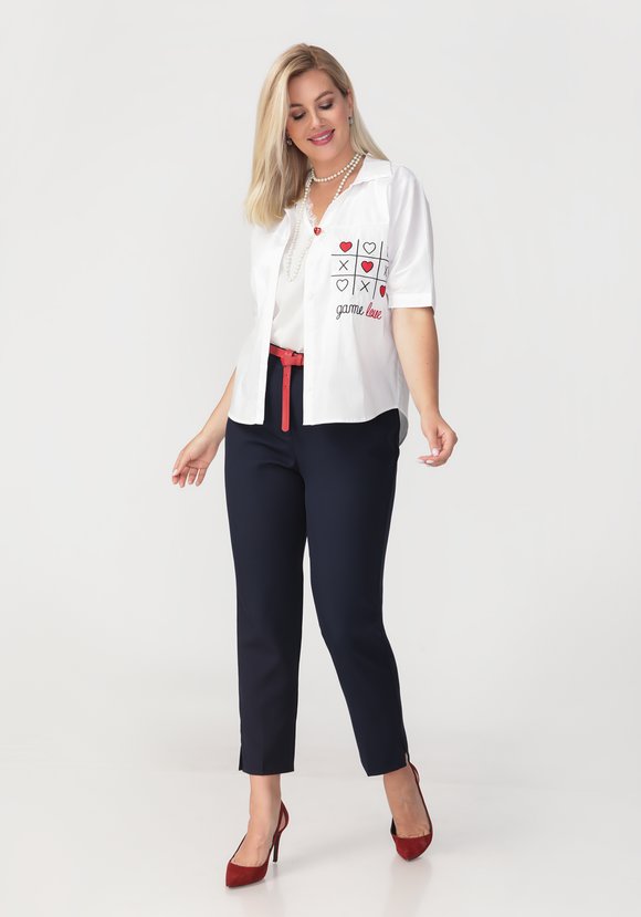 Блуза Легкий вечер шир.  580, рис. 7