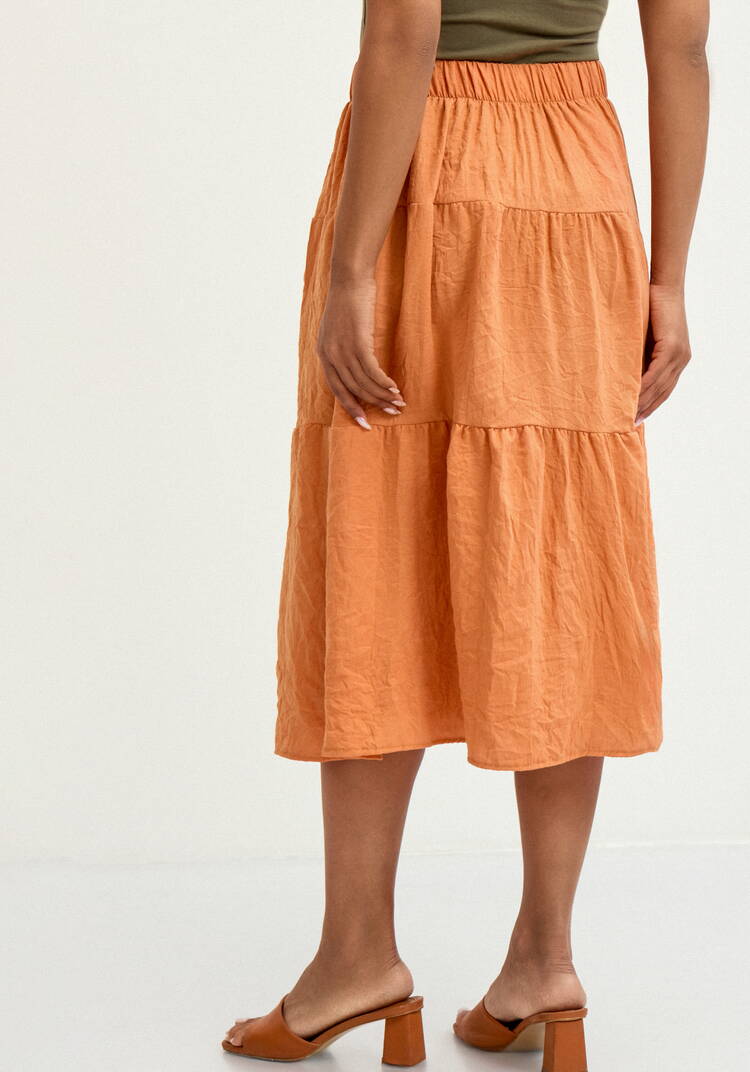 Юбка с ярусами на резинке шир.  750, рис. 10