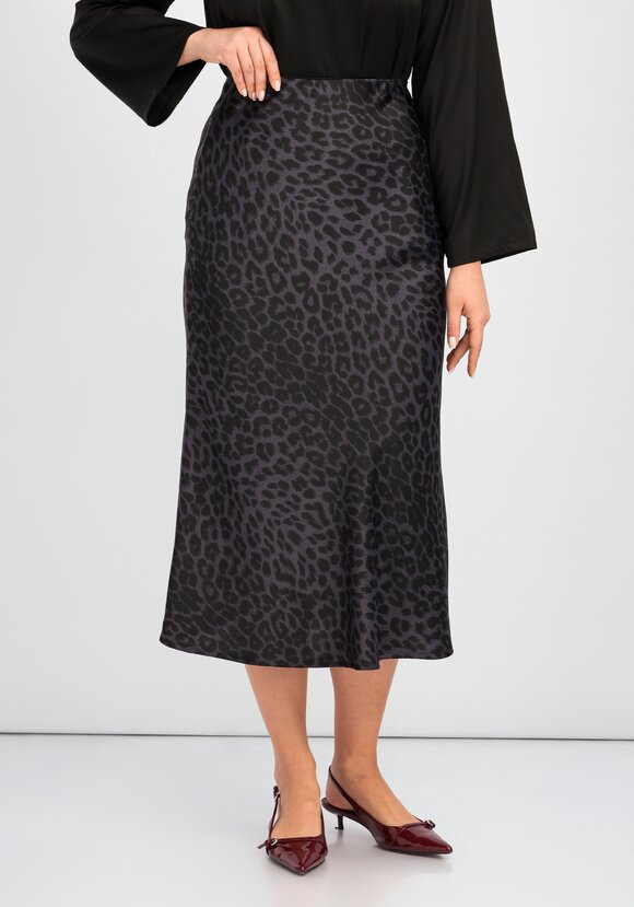 Юбка длины миди с шелком шир.  580, рис. 14