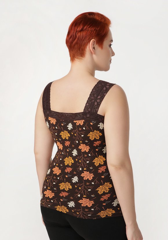Майка из хлопка с кружевом Аэлита шир.  580, рис. 5