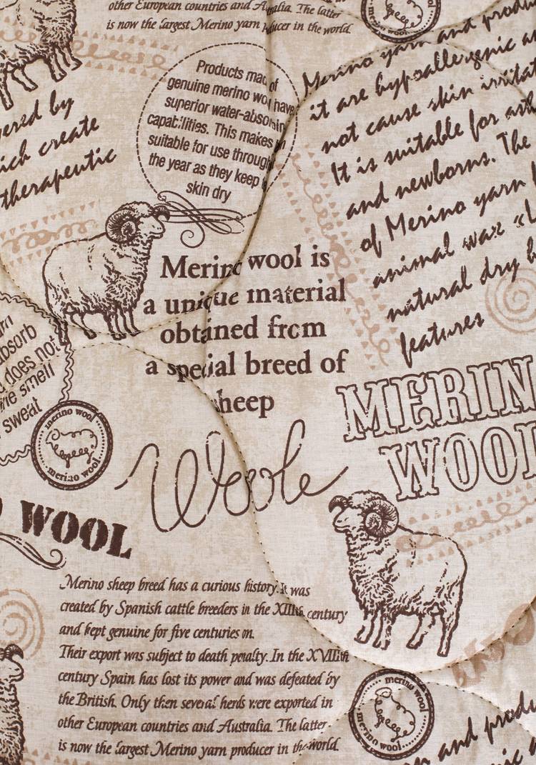 Одеяло с шерстью Меринос шир.  750, рис. 3