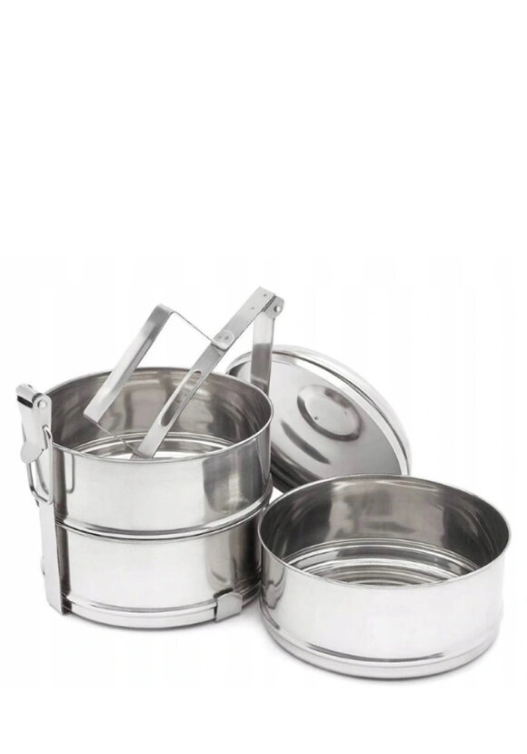 Ланч-бокс из нержавеющей стали, 3 яруса шир.  580, рис. 2