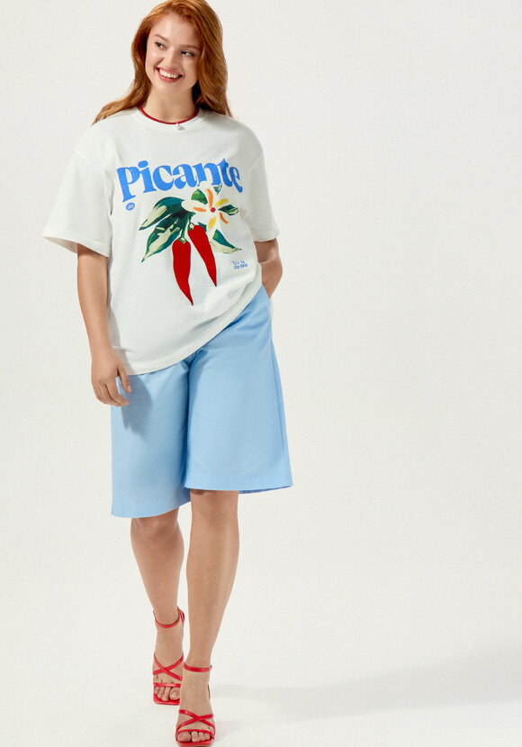 Шорты изо льна свободного кроя шир.  580, рис. 8