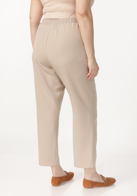 Брюки-бананы свободного кроя с карманами шир.  580, рис. 2