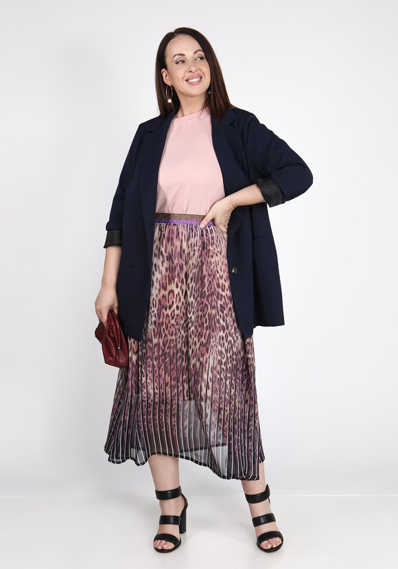 Юбка макси на декоративном поясе-резинке шир.  580, рис. 4