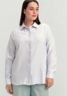 Рубашка прямая на пуговицах