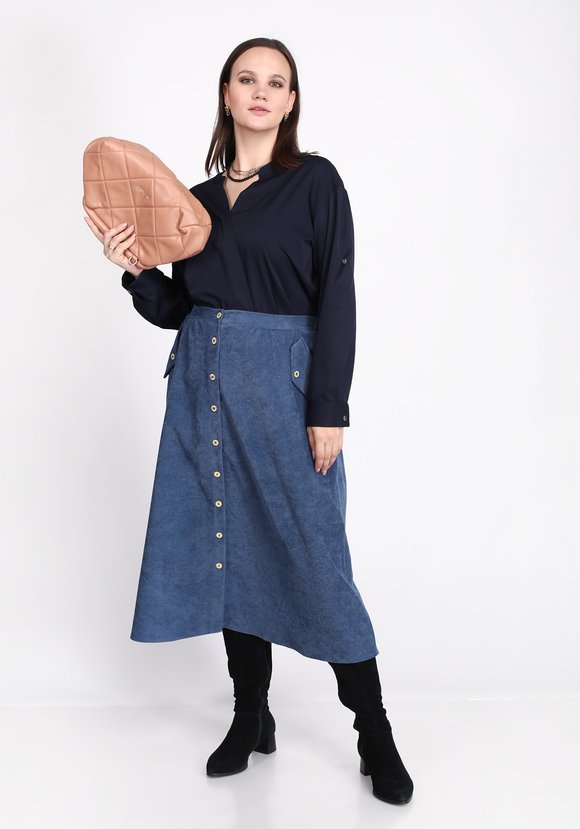 Блуза Приятная палитра шир.  580, рис. 22