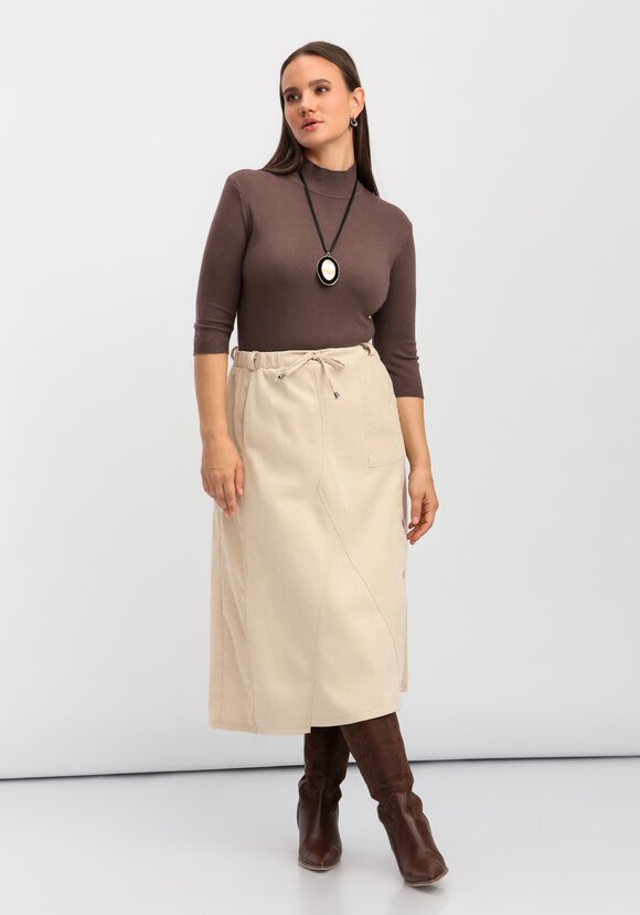 Юбка комбинированная на эластичной ленте шир.  580, рис. 2