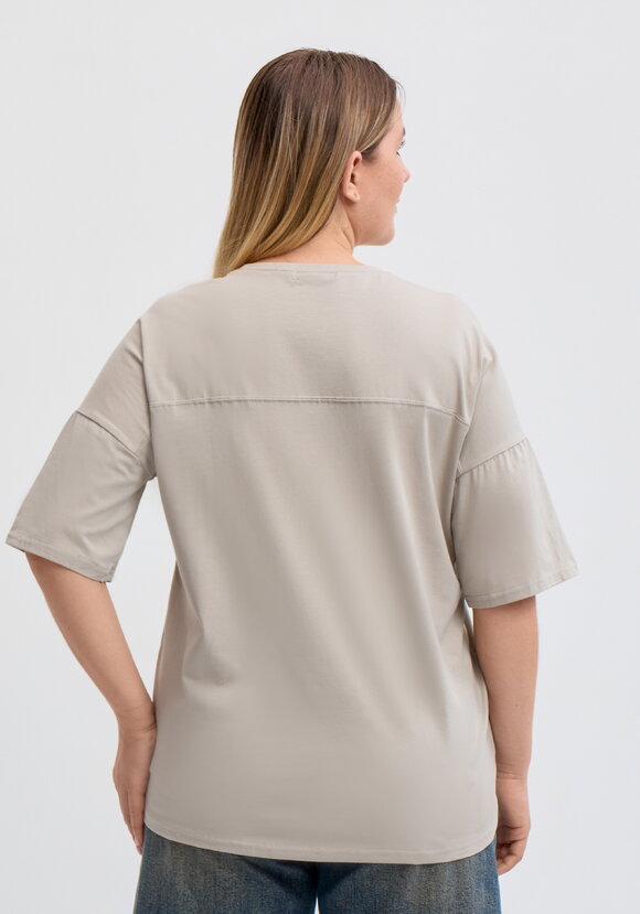 Футболка с флоральным принтом шир.  580, рис. 3