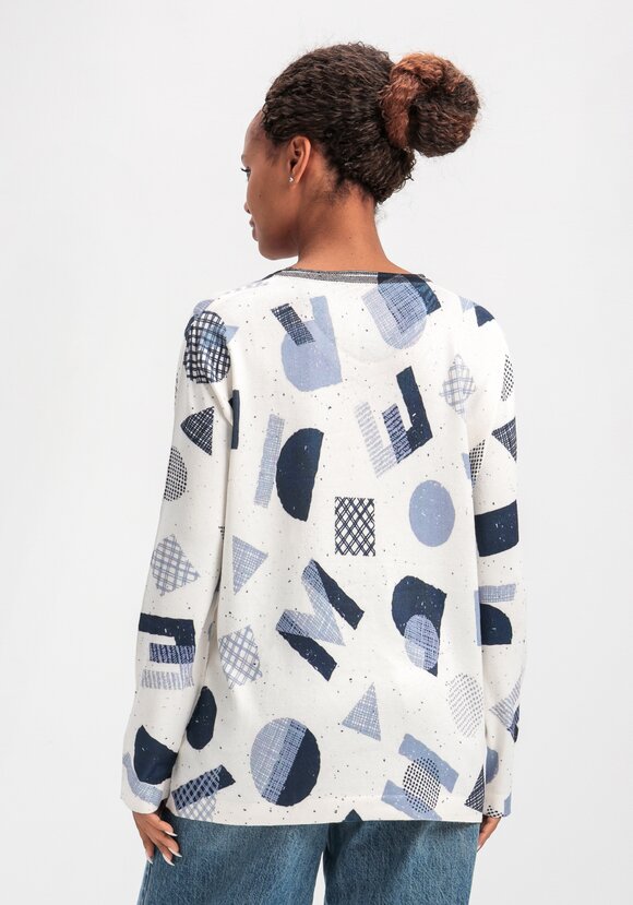 Джемпер с рисунком и стразами шир.  580, рис. 3