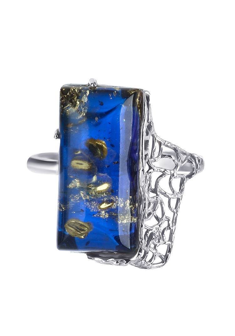 Серебряное кольцо  Глубина вселенной шир.  750, рис. 2