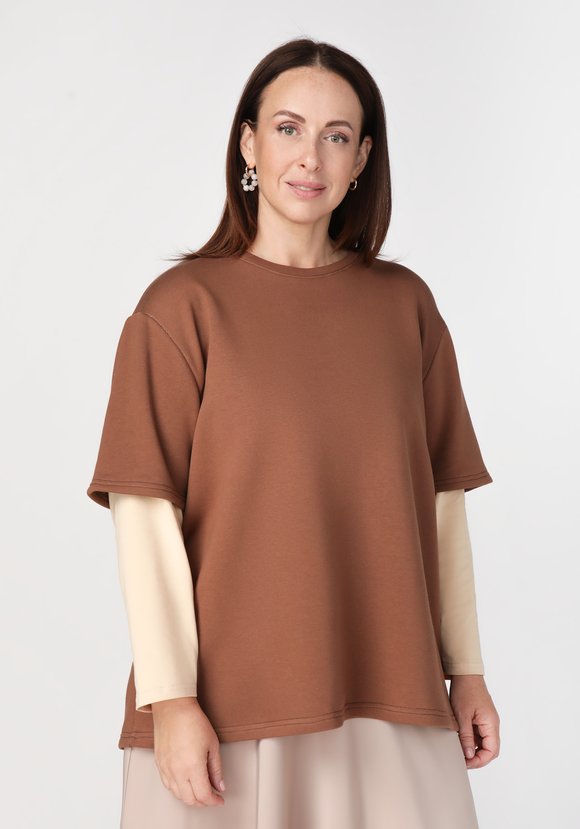 Толстовка с отрезным рукавом шир.  580, рис. 1