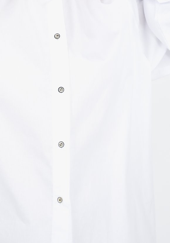 Блуза с воротником стойкой с объемным рукавом шир.  580, рис. 3