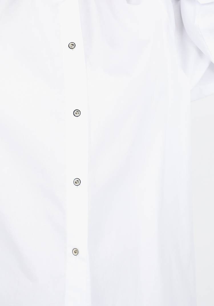 Блуза с воротником стойкой с объемным рукавом шир.  750, рис. 3