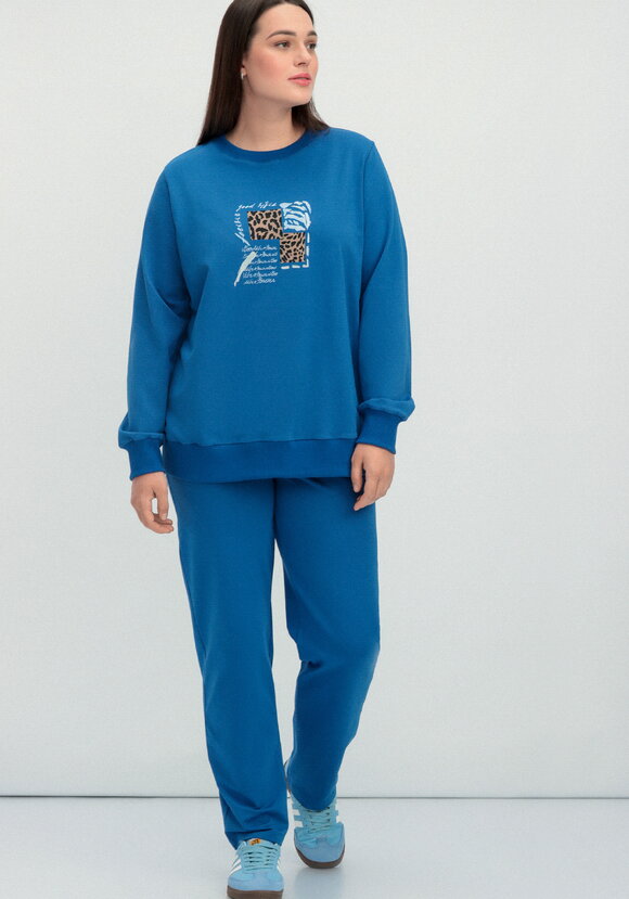 Комплект (брюки и свитшот с принтом) шир.  580, рис. 19