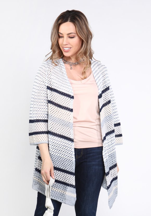 Кардиган Комфортный выход шир.  580, рис. 2