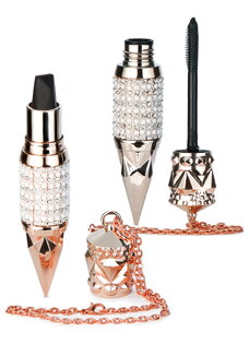 Набор для макияжа (тушь, трехцветная помада)