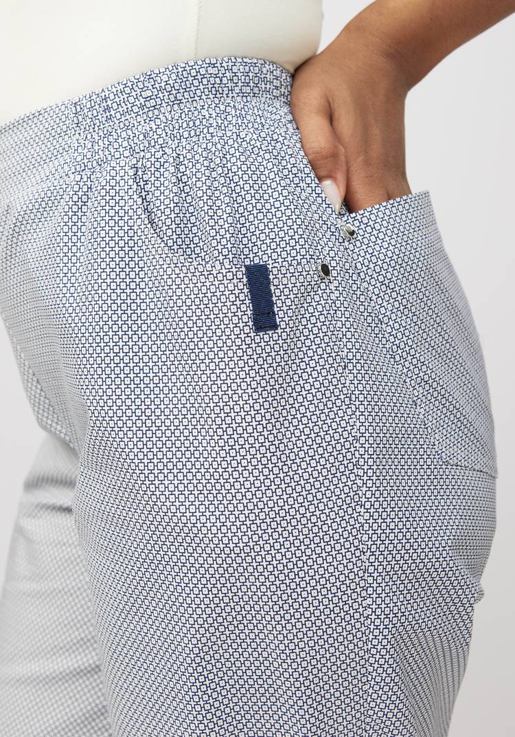 Хлопковые брюки Бернадет шир.  750, рис. 11