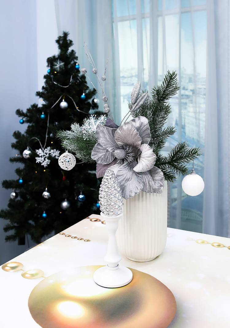 Интерьерная накидка 3 в 1 Новогодняя шир.  750, рис. 3