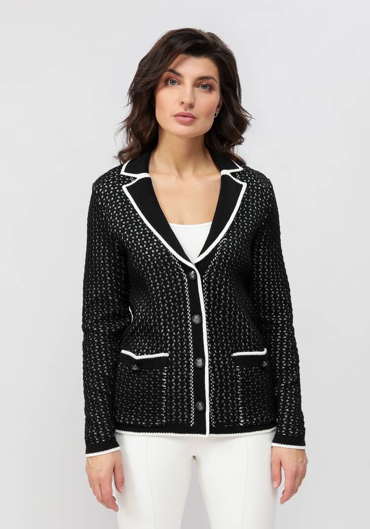 Пиджак с воротником и накладными карманами шир.  750, рис. 13