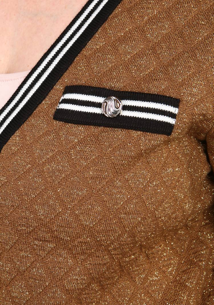 Жакет с метанитью на пуговицах шир.  750, рис. 6