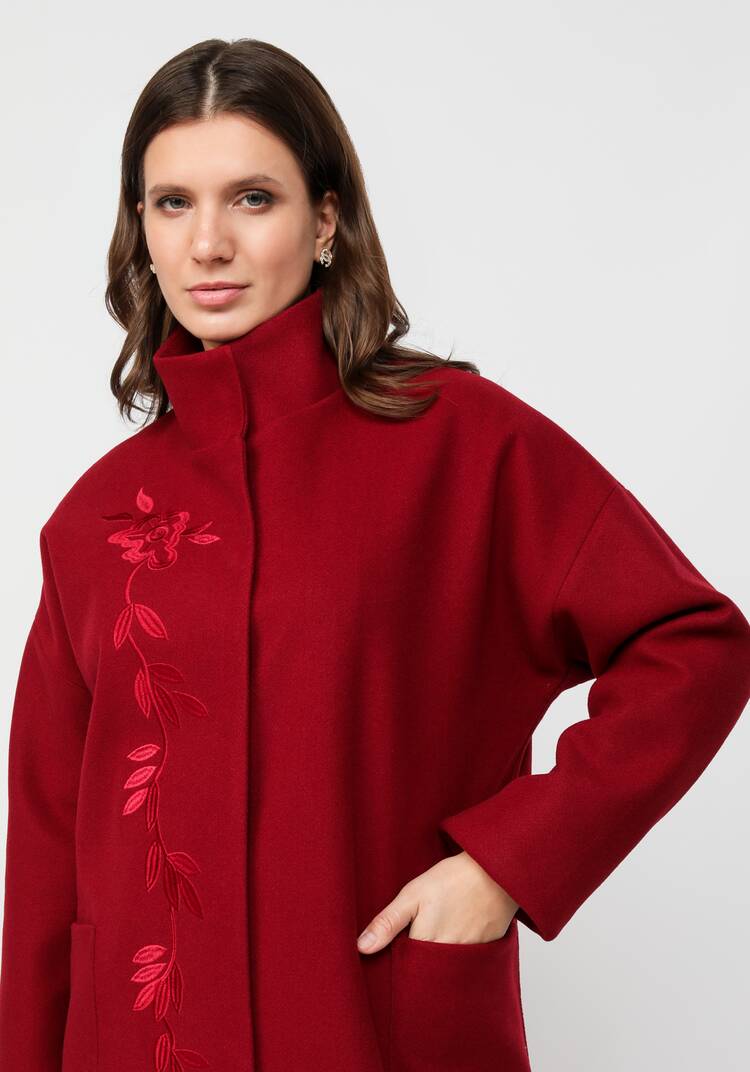 Пальто с вышивкой шир.  750, рис. 20