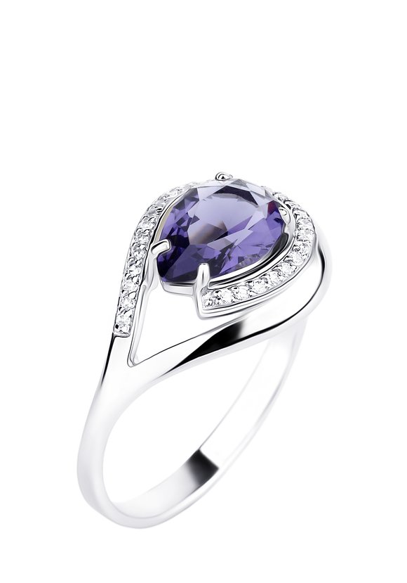 Кольцо  серебряное Венера шир.  580, рис. 1