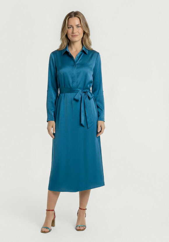 Платье шелковое прямое Лея шир.  580, рис. 4