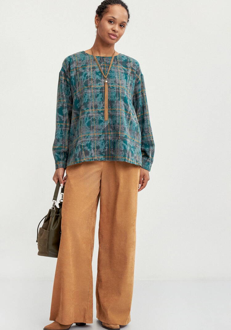 Блуза с застёжкой на спинке шир.  750, рис. 16