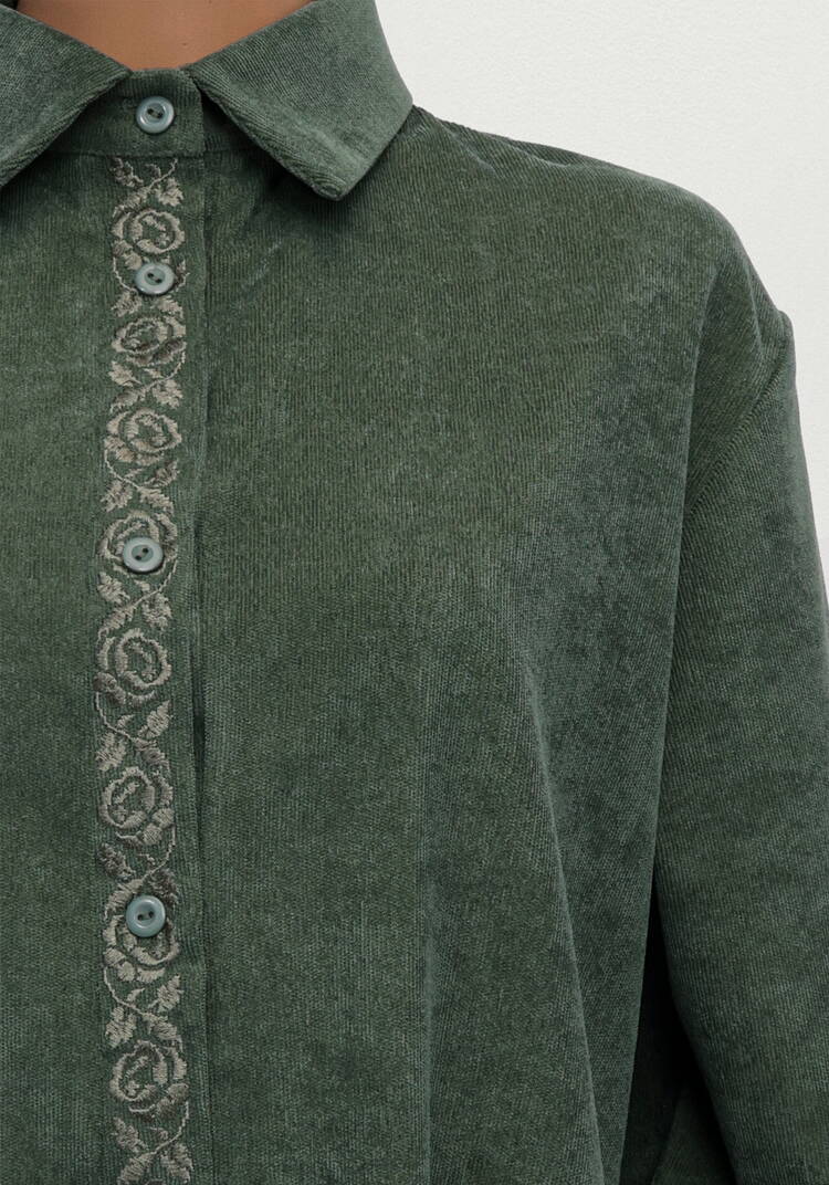 Рубашка с вышивкой Богемный шик шир.  750, рис. 25