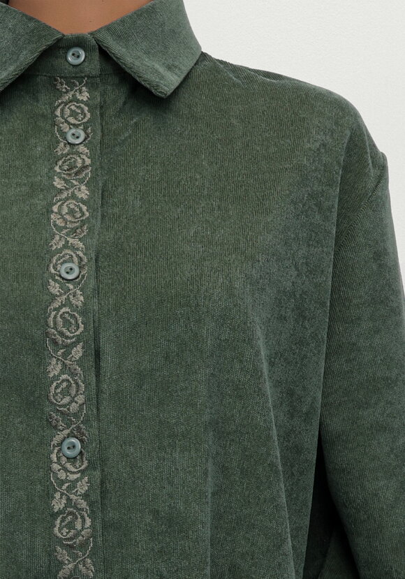 Рубашка с вышивкой Богемный шик шир.  580, рис. 25