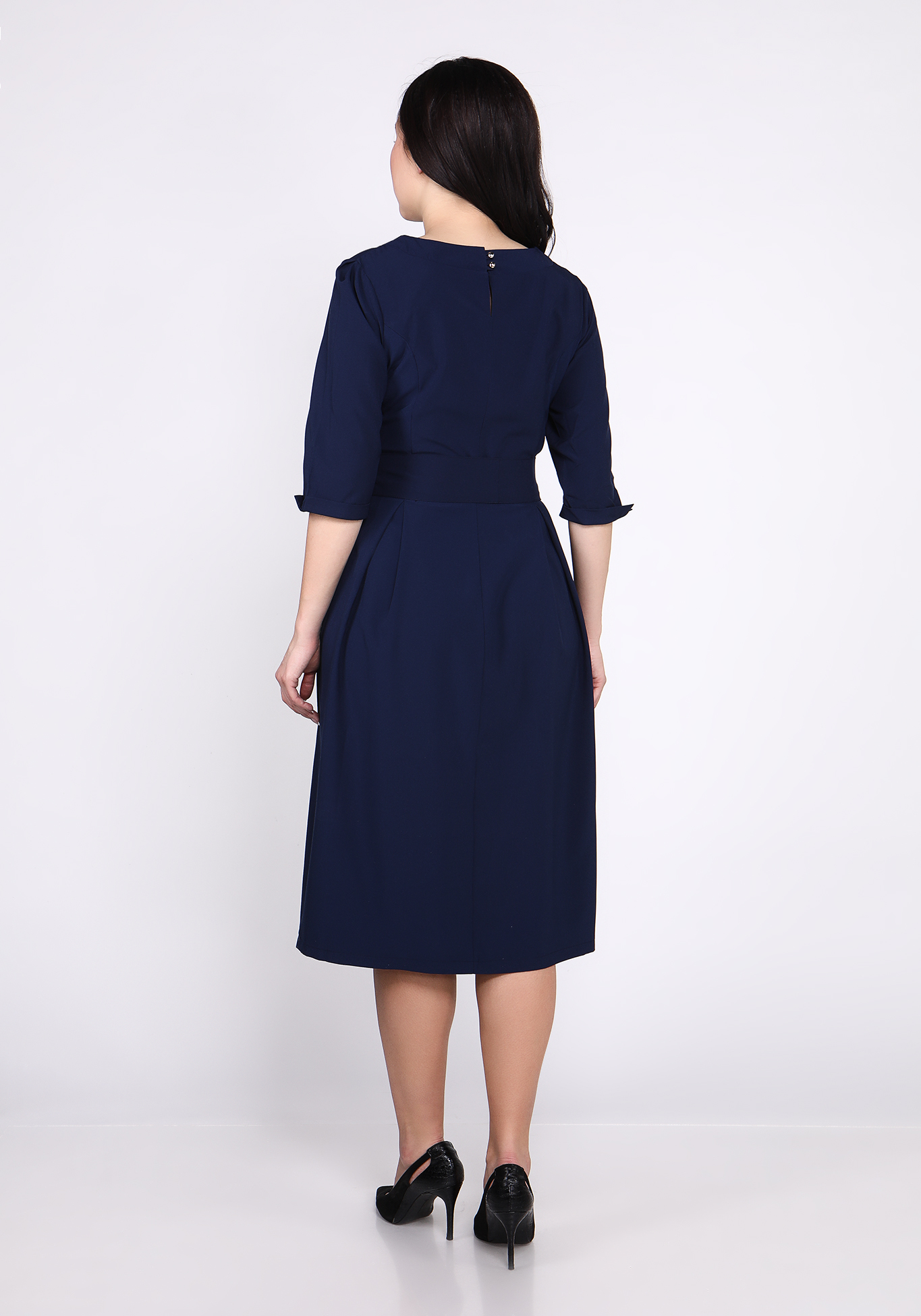 Платье "Марсель" Kumar collection, размер 52, цвет тёмно-синий - фото 7
