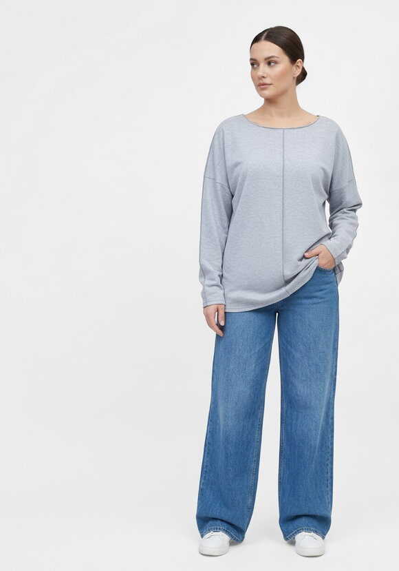 Лонгслив со спущенным плечом и оверлоком шир.  580, рис. 6