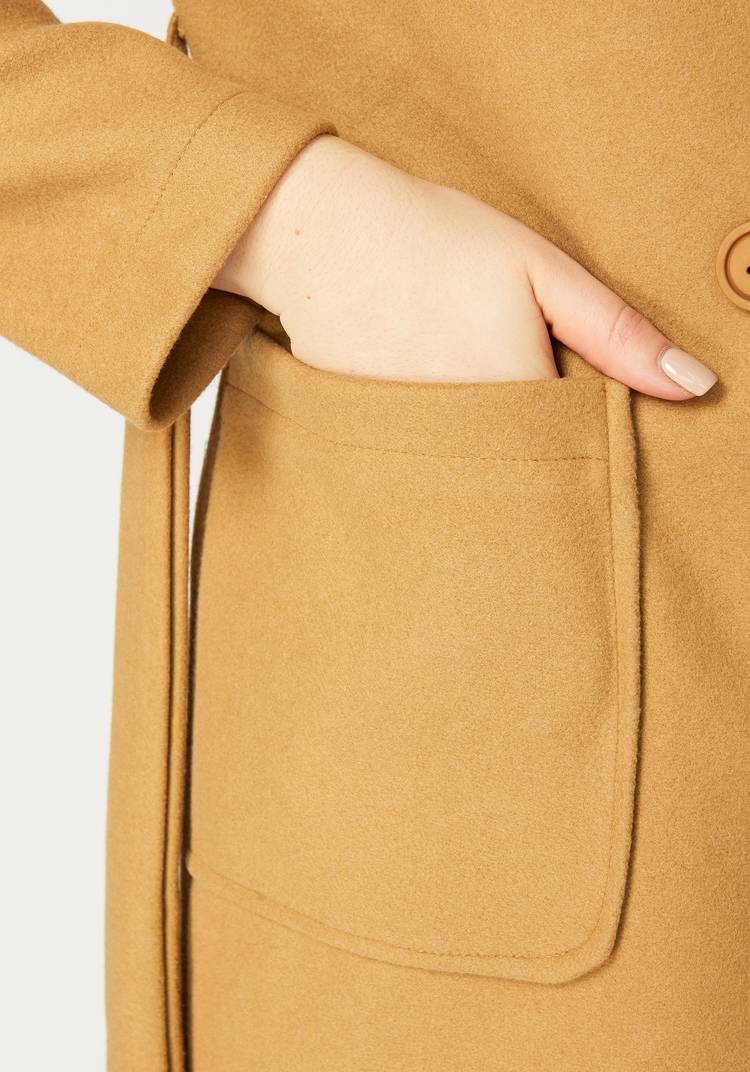 Пальто удлиненное с поясом и капюшоном шир.  750, рис. 6