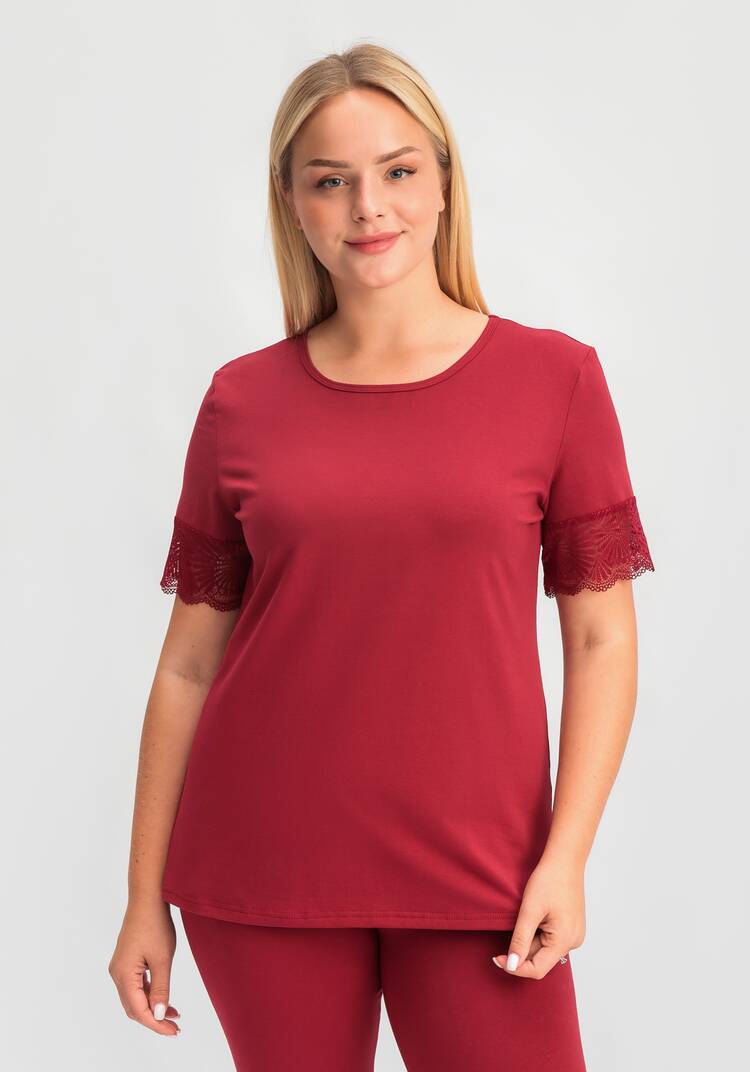 Футболка с кружевами Амира шир.  750, рис. 6