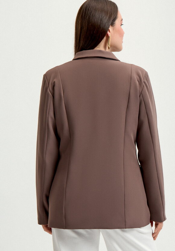 Пиджак двубортный шир.  580, рис. 20