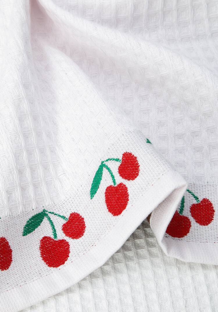 Полотенце вафельное с вышивкой, 6 шт. шир.  750, рис. 4