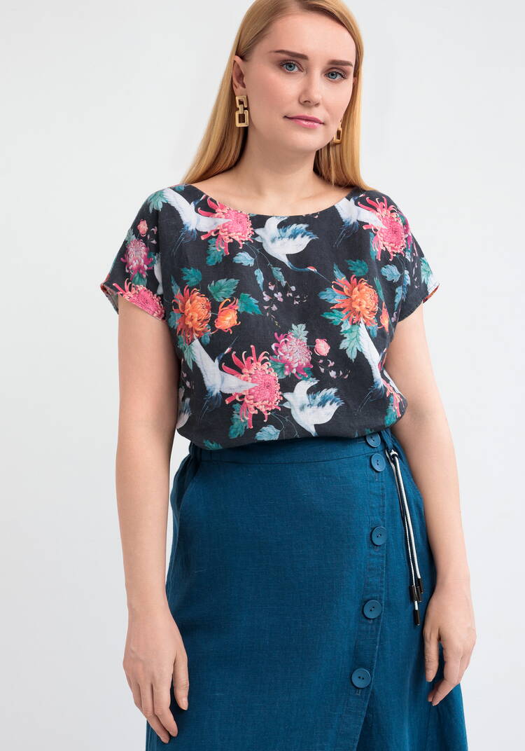 Блуза Нинель шир.  750, рис. 13