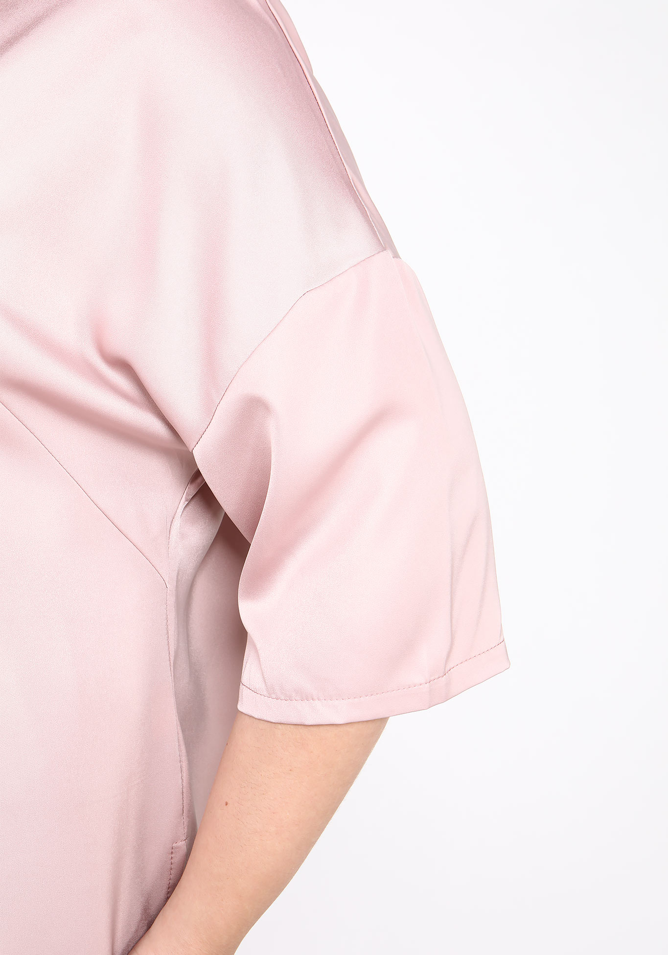 Блуза базовая однотонная Bianka Modeno, размер 52, цвет белый - фото 7