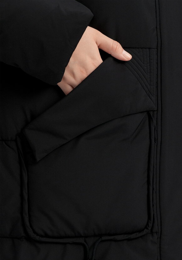 Пуховик стеганый с асимметричными карманами шир.  580, рис. 6