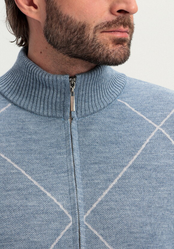 Кардиган на молнии с высокой горловиной шир.  580, рис. 14