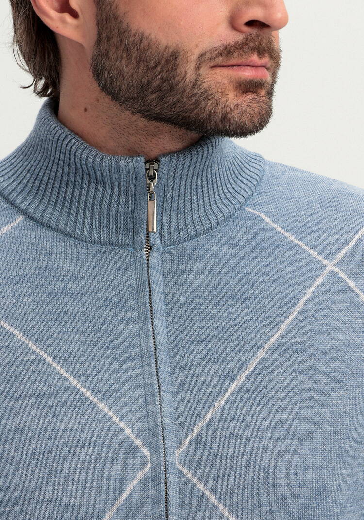 Кардиган на молнии с высокой горловиной шир.  750, рис. 14