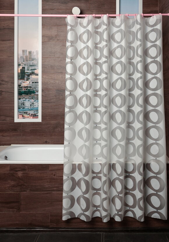 Штора для ванной Лунный свет шир.  580, рис. 1